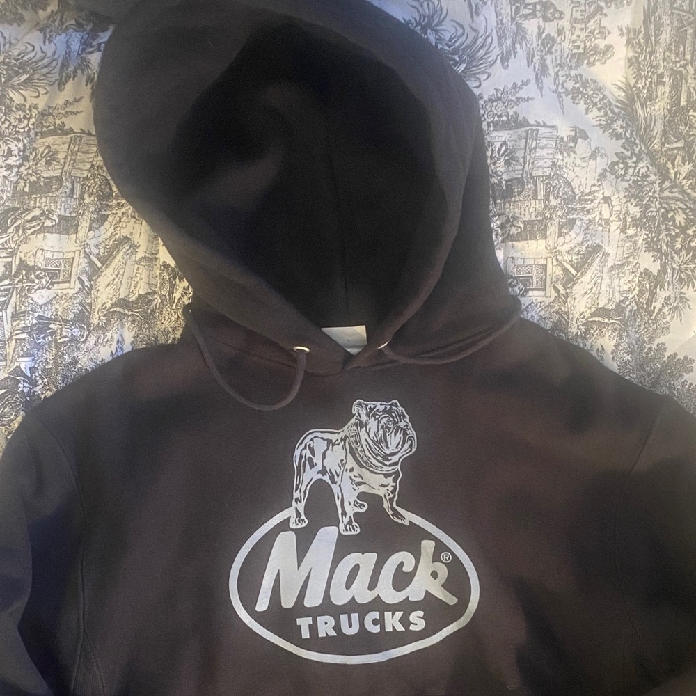 Mack Truck Champion Black Reverse Weave Hoodie